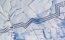 [Image] Etranges lignes parallèles dans la neige